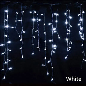 Cortina de Luzes LED Natalinas – Encanto e Magia para sua Casa