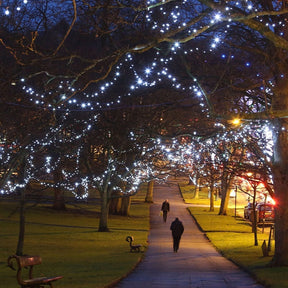 100 Luzes de Natal LED Brancas